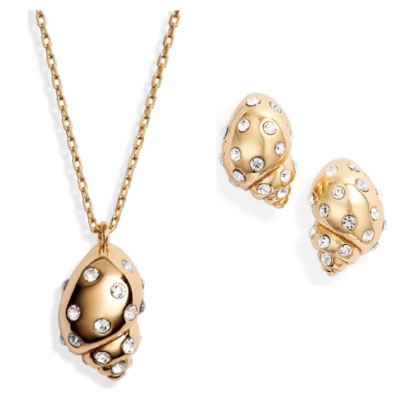 Set of NWT KS Under The Sea Necklace &Earrings